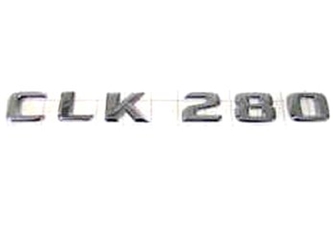 2098170615 Genuine Mercedes Emblem; Trunk Insignia, Adhesive Backed; CLK280