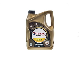 213699 Total Quartz Racing Engine Oil; 10W-50 Synthetic; 5 Liter