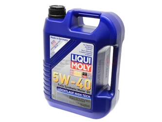 2332 Liqui Moly Engine Oil; 5W-40 Synthetic; 5 Liter