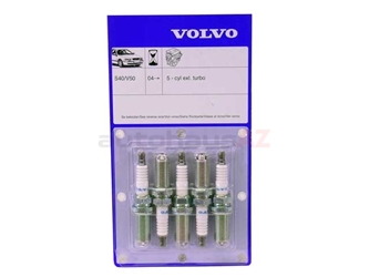 30650843 Genuine Volvo Spark Plug; SET of 5