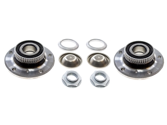 31226757024KIT AAZ Preferred Wheel Bearing and Hub Assembly; Front Left and Right Assemblies, Seals, Caps, Axle Nuts ; KIT