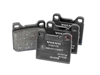 31261185 Genuine Volvo Brake Pad Set; Rear