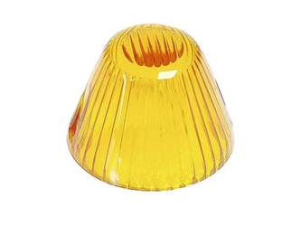 315953161DFE RPM Turn Signal Light Lens; Amber; Not DOT Approved