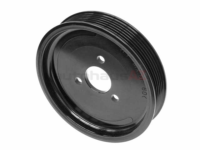 32421740858 Febi-Bilstein Power Steering Pump Pulley; 131mm Diameter, Plastic