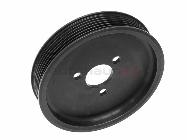 32421740858URO URO Parts Premium Power Steering Pump Pulley; 131mm Diameter, Anodized Aluminum