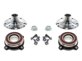 33411093371KIT AAZ Preferred Axle Bearing and Hub Assembly; Rear Left and Right, Mounting Bolts, Flanges, Axle Nuts; KIT