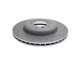 34101166071SP Zimmermann Sport Z X-Drilled Disc Brake Rotor; Front; Vented 325x25mm; Cross-Drilled