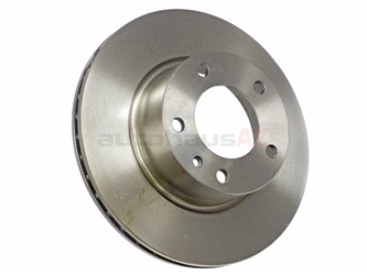 34111151655 ATE Disc Brake Rotor; Front; Vented 284x22mm