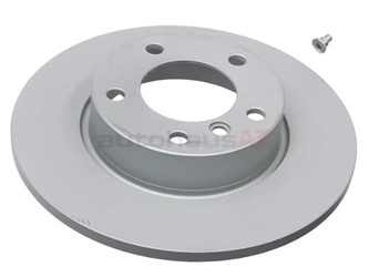 34111160673 ATE Coated Disc Brake Rotor; Front; Solid 286x12mm