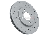 34111160915SP Zimmermann Sport Z X-Drilled Disc Brake Rotor; Front; Vented 260x22mm; Cross-Drilled