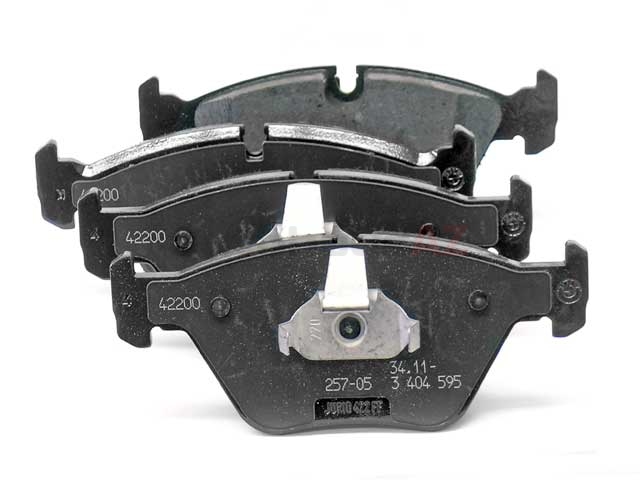 34113404362 Genuine BMW Brake Pad Set; Front