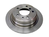 34211152221 ATE Disc Brake Rotor; Rear; Solid 284x10mm