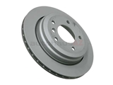 34211166165 Zimmermann Disc Brake Rotor; Rear; Vented 294x19mm