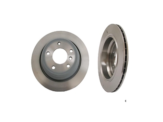 34216767060 Genuine Disc Brake Rotor; Rear
