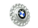 36131179828 Genuine BMW Wheel Center Cap/Emblem; 15 Inch Style 5 Cross-Spoke; BBS Style Wheel