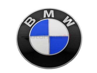 36131181079 Genuine BMW Wheel Center Cap/Emblem; Emblem for Wheel Center; 70mm Diameter(2-3/4 inch) ; Adhesive Back