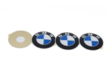 36131181081KIT AAZ Preferred Emblem; Wheel Center Cap; 58mm Diameter; SET of 4