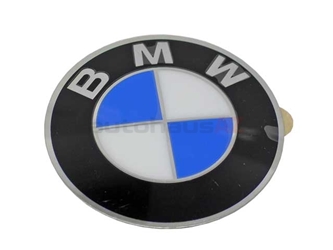 36136767550 Genuine BMW Wheel Center Cap/Emblem; Emblem for Wheel Center; 64.5mm Diameter(2-1/2 inch) ; Adhesive Back