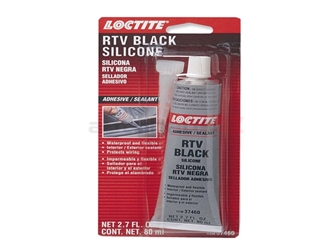 37460 Loctite RTV Black Silicone Adhesive/Sealant; 80ml