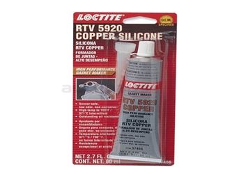 37466 Loctite Sealant; RTV 5920 Copper High Performance Silicone; 80 ml tube