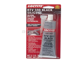37467 Loctite Sealant; RTV 598 Black High Performance Silicone; 	80 ml Tube