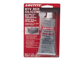 37469 Loctite Sealant; RTV Red Silicone-Sensor-Safe/Hi-Temp; 80 ml Tube