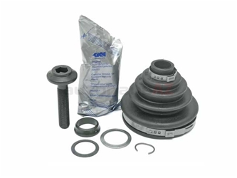 3B0498203A GKN Loebro CV Joint Boot Kit; Front Outer