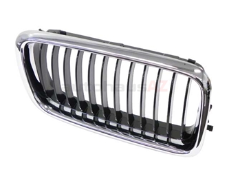 51138231594 URO Parts Grille; Front Right with Black Center