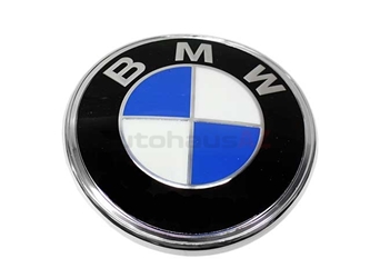 51141872328 Genuine BMW Emblem; BMW Roundel for Trunk/Rear Decklid