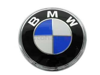 51141872969 Genuine BMW Emblem; BMW Roundel for Trunk/Rear Decklid; 87.5mm Diameter