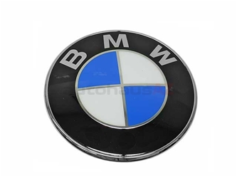 51148132375 Genuine BMW Emblem; BMW Roundel; 82mm Diameter
