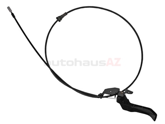 51231884281 Genuine BMW Hood Release Cable; Complete Assembly