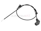 51238150080 Genuine BMW Hood Release Cable; Left with Underdash Mechanism