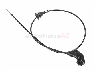 51238176595 Genuine BMW Hood Release Cable; Release Mechanism and Cable, without Handle