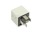 61361729004 Genuine BMW Fuel Injection Relay; DME Relay for Motronic; White with 5 Prong Connector