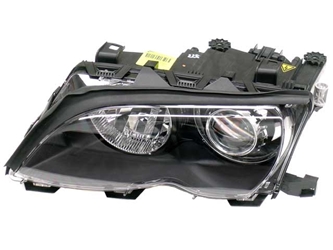 63127165779 Automotive Lighting Headlight; Left Bi-Xenon Assembly; Black Trim