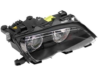 63127165780 Automotive Lighting Headlight; Right Bi-Xenon Assembly; Black Trim