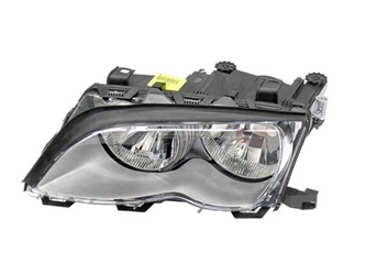 63127165785 Automotive Lighting Headlight; Left Halogen Assembly; Titanium Trim option