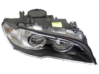63127165908 Automotive Lighting Headlight; Right Halogen Assembly with White Turn Signal