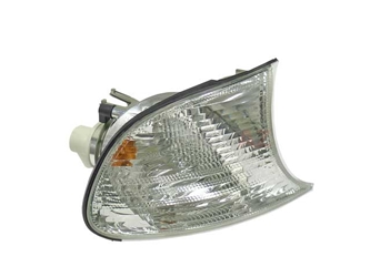 63136919652 Automotive Lighting Turn Signal Light; Front Right; White Euro Lens