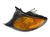 63137165859 TYC (CAPA Certified) Turn Signal Light; Front Left; Yellow Lens with Black Trim