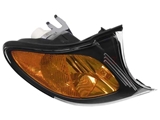 63137165860 Genuine BMW Turn Signal Light; Front Right; Yellow Lens with Black Trim