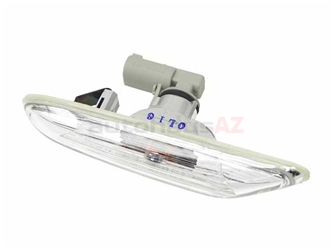 63137253325 TYC Side Repeater Lamp Assembly; Front Right Fender; White Lens