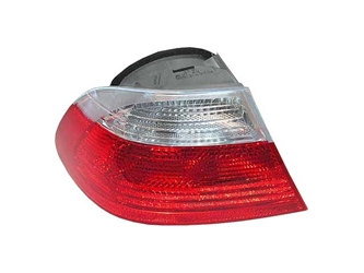 63218383825 ULO Tail Light; Left Assembly with White Turn Signal