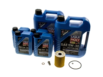 642OILCG2KIT Liqui Moly Longtime High Tech + Mahle Oil Change Kit - 5W-30 Fully Synthetic
