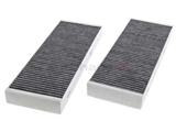 64312339891 Genuine BMW Cabin Air Filter Set; With Activated Charcoal; SET of 2