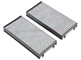64316945586 Mahle Cabin Air Filter Set; With Activated Charcoal; Set of 2
