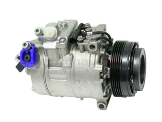 64526911340 Denso New AC Compressor; Complete with Clutch