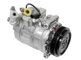 64526925721 Denso AC Compressor; New; w/ Clutch