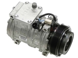 64528385915 Denso AC Compressor; Complete with Clutch and 5/6 Rib Pulley; New